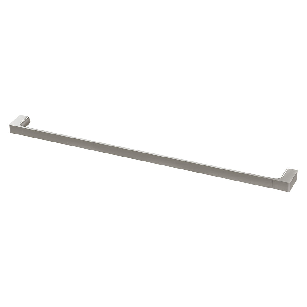 PHOENIX GLOSS SINGLE NON-HEATED TOWEL RAIL BRUSHED NICKEL 800MM