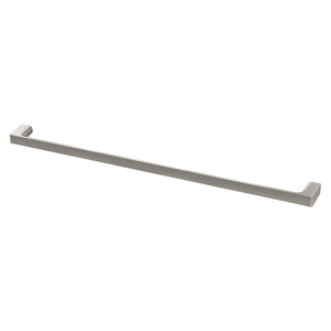 PHOENIX GLOSS SINGLE NON-HEATED TOWEL RAIL BRUSHED NICKEL 800MM