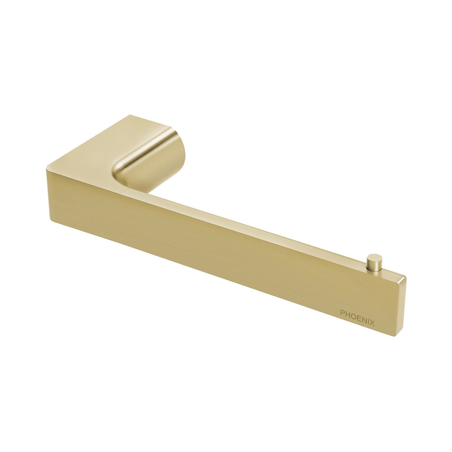 PHOENIX GLOSS TOILET ROLL HOLDER BRUSHED GOLD 176MM