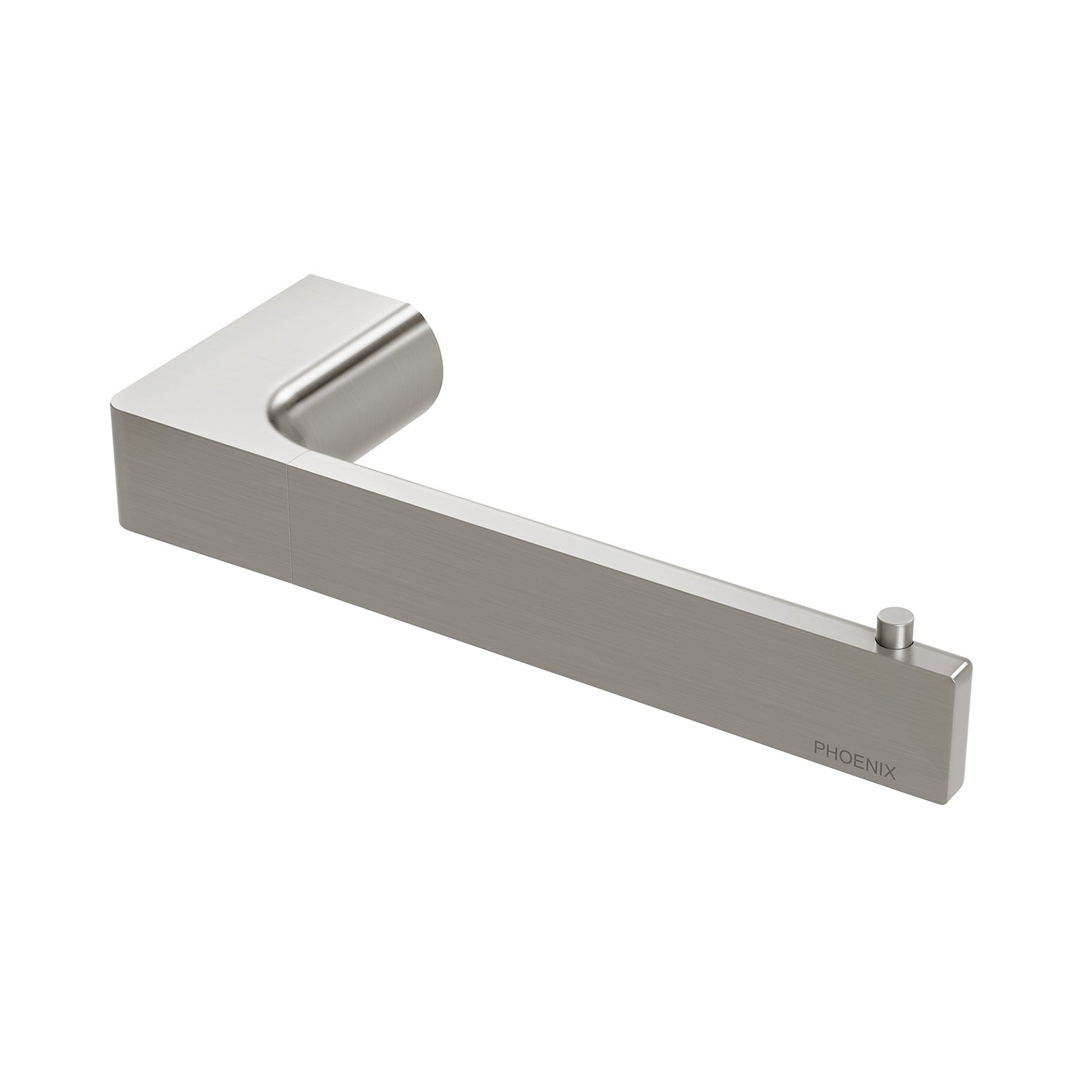 PHOENIX GLOSS TOILET ROLL HOLDER BRUSHED NICKEL 176MM