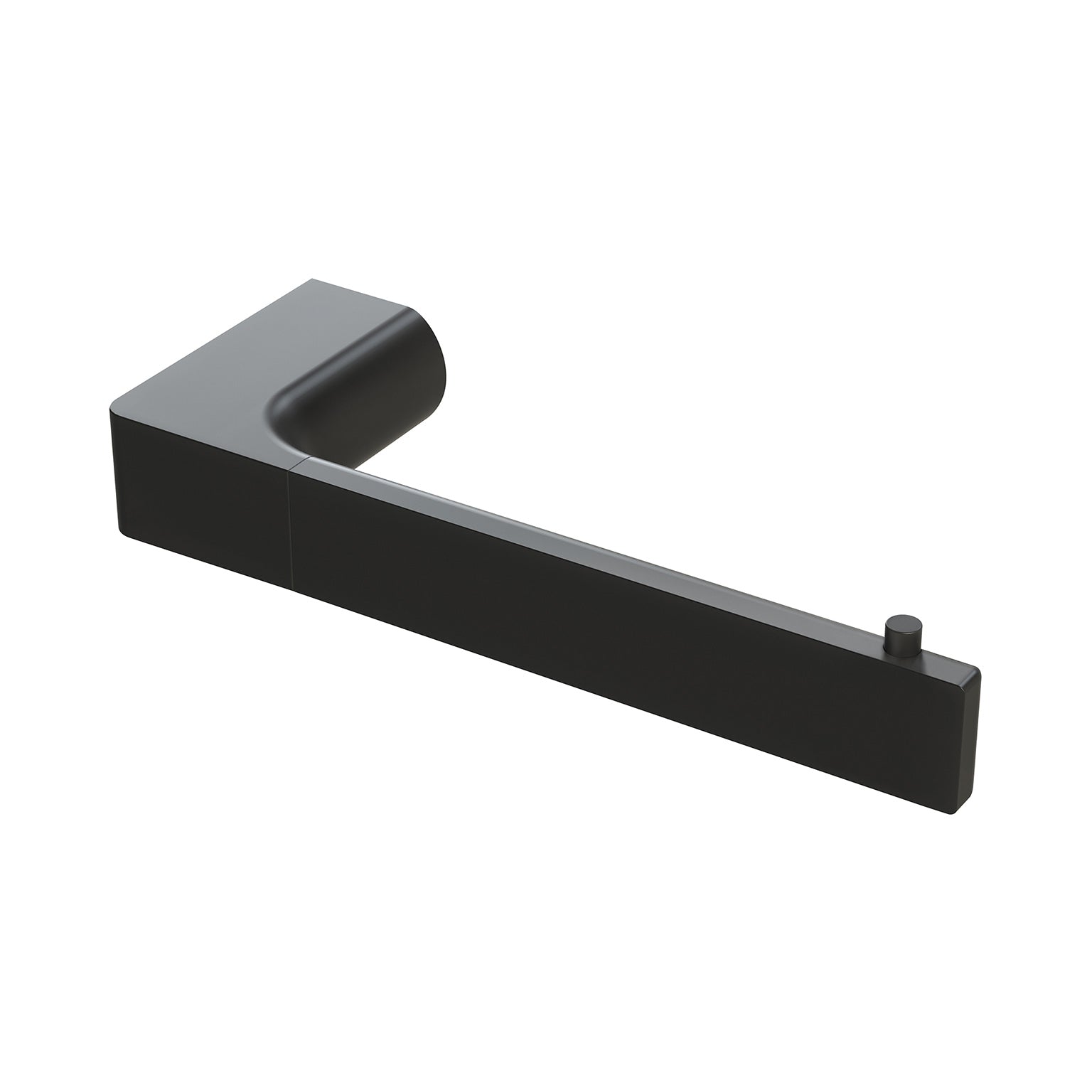 PHOENIX GLOSS TOILET ROLL HOLDER MATTE BLACK 176MM