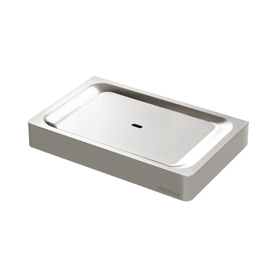 PHOENIX GLOSS SOAP DISH BRUSHED NICKEL 124MM