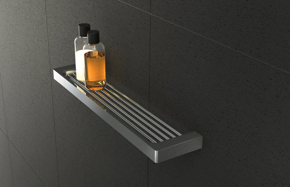 PHOENIX GLOSS SHOWER SHELF CHROME 400MM