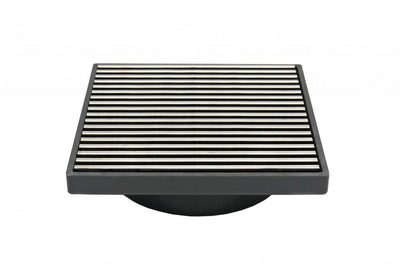 GRATES2GO SLIMLINE UPVC POINT DRAIN WITH WEDGE WIRE GRATE GREY 117MM