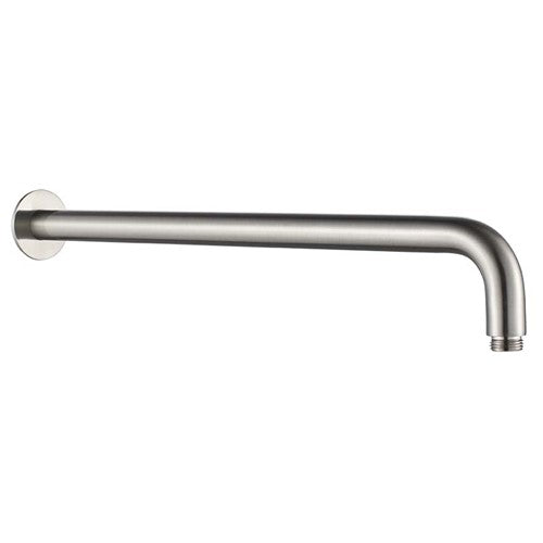 HELLYCAR CHRIS WALL SHOWER ARM BRUSHED NICKEL 450MM