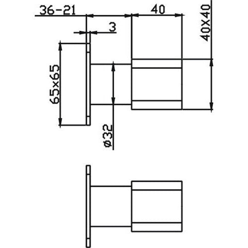 HELLYCAR ELEGANT WALL TOP ASSEMBLIES CHROME