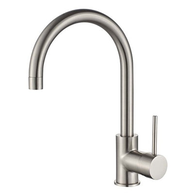 HELLYCAR IDEAL LEAD FREE SINK MIXER 325MM BRUSHED NICKEL