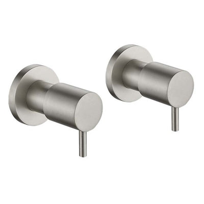 HELLYCAR LUXURY LEAD FREE WALL TOP ASSEMBLIES BRUSHED NICKEL