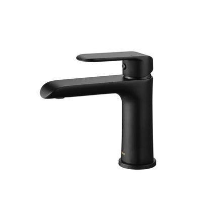 IKON KARA LEAD FREE BASIN MIXER 154MM MATTE BLACK