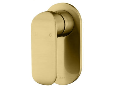 IKON KARA WALL MIXER 133MM BRUSHED GOLD