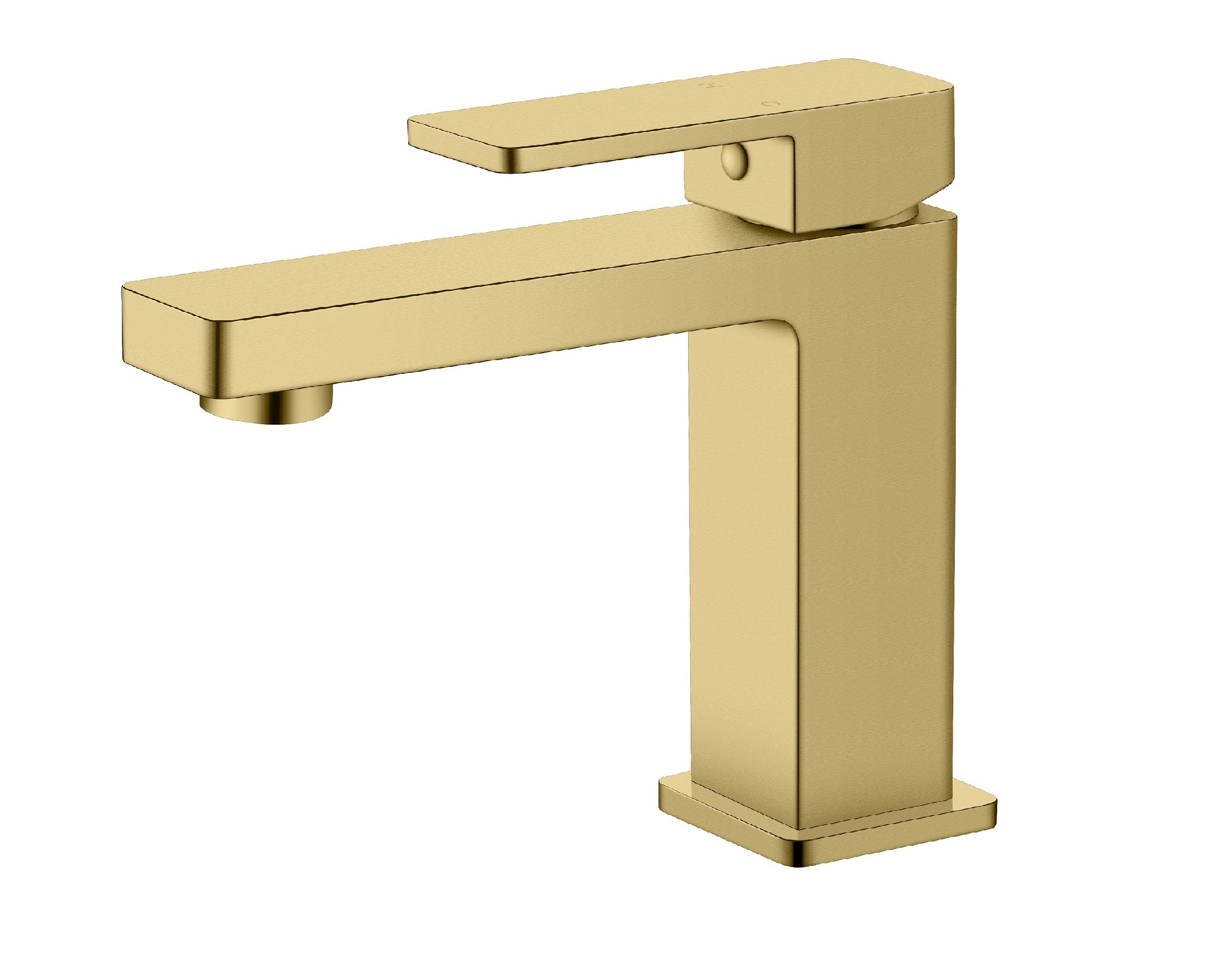 IKON CERAM BASIN MIXER 152MM BRUSHED GOLD