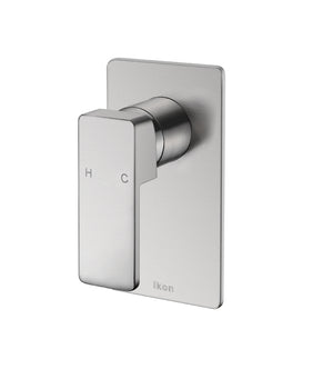 IKON CERAM WALL MIXER 140MM BRUSHED NICKEL