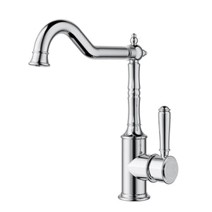 IKON CLASICO SINK MIXER 283MM CHROME (BRASS HANDLE)