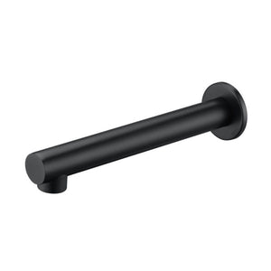IKON HALI LEAD FREE WALL OUTLET 192MM MATTE BLACK