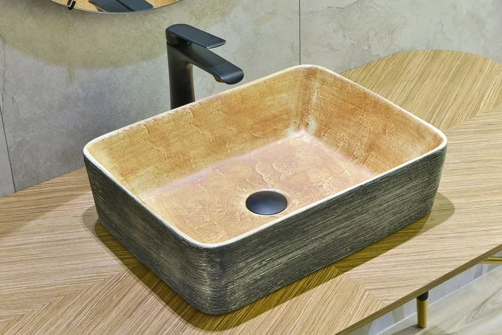 INFINITY ART BASIN PORCELAIN RECTANGULAR 470MM