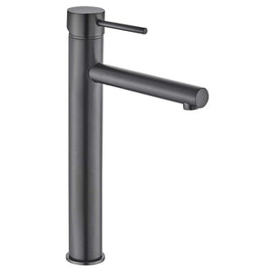 HELLYCAR IDEAL HIGH BASIN MIXER 314MM BRUSHED GUN METAL