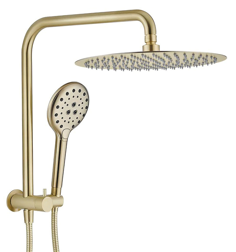 HELLYCAR IDEAL SHOWER SYSTEM BRUSHED GOLD