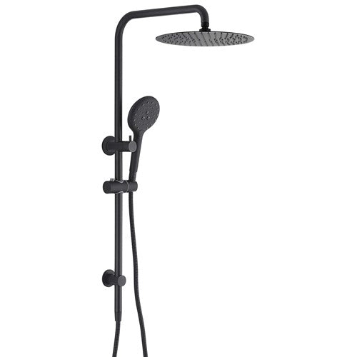 HELLYCAR IDEAL SHOWER SYSTEM WITH RAIL BLACK