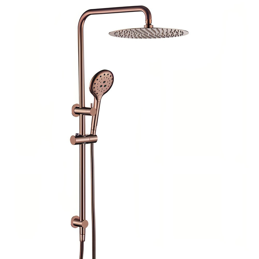 HELLYCAR IDEAL SHOWER SYSTEM WITH RAIL ROSE GOLD