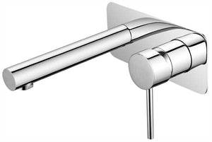 HELLYCAR IDEAL WALL MIXER WITH OUTLET 35MM CHROME