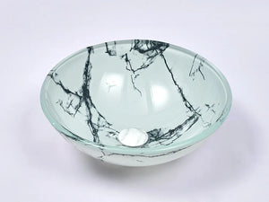INFINITY ART BASIN TEMPERED GLASS ROUND 420MM
