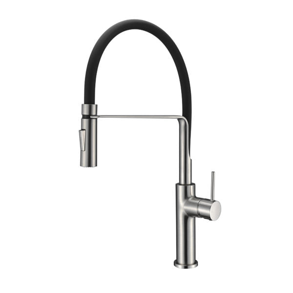 IKON HALI LEAD FREE MULTI-FUNCTION SINK MIXER 481MM BRUSHED NICKEL