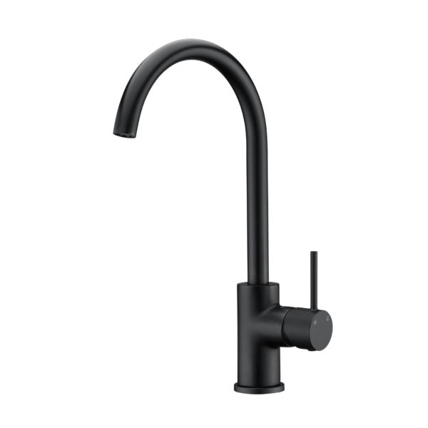 IKON HALI SINK MIXER 348MM MATTE BLACK