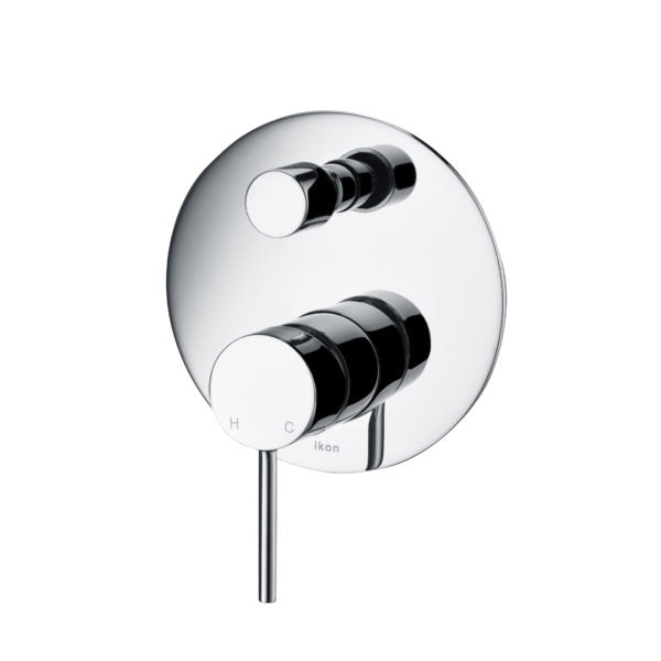 IKON HALI WALL MIXER WITH DIVERTER CHROME