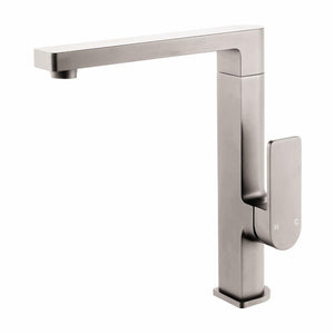 IKON FLORES SINK MIXER 250MM BRUSHED NICKEL