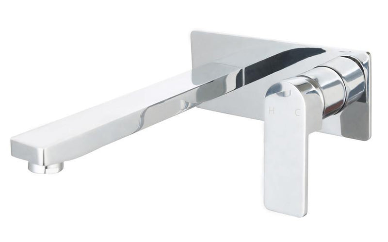 IKON FLORES WALL BASIN MIXER SET CHROME