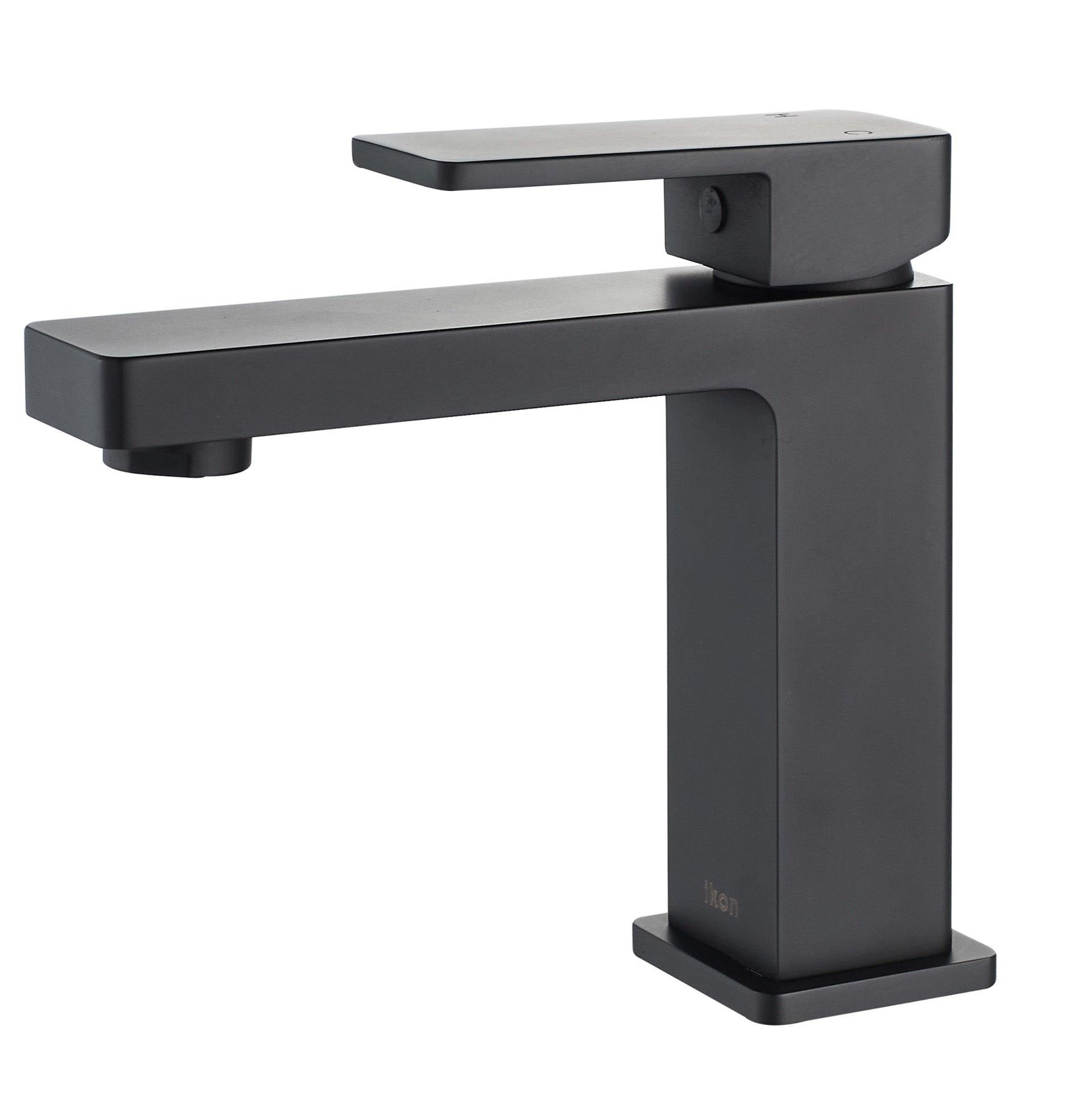 IKON CERAM BASIN MIXER MATTE BLACK