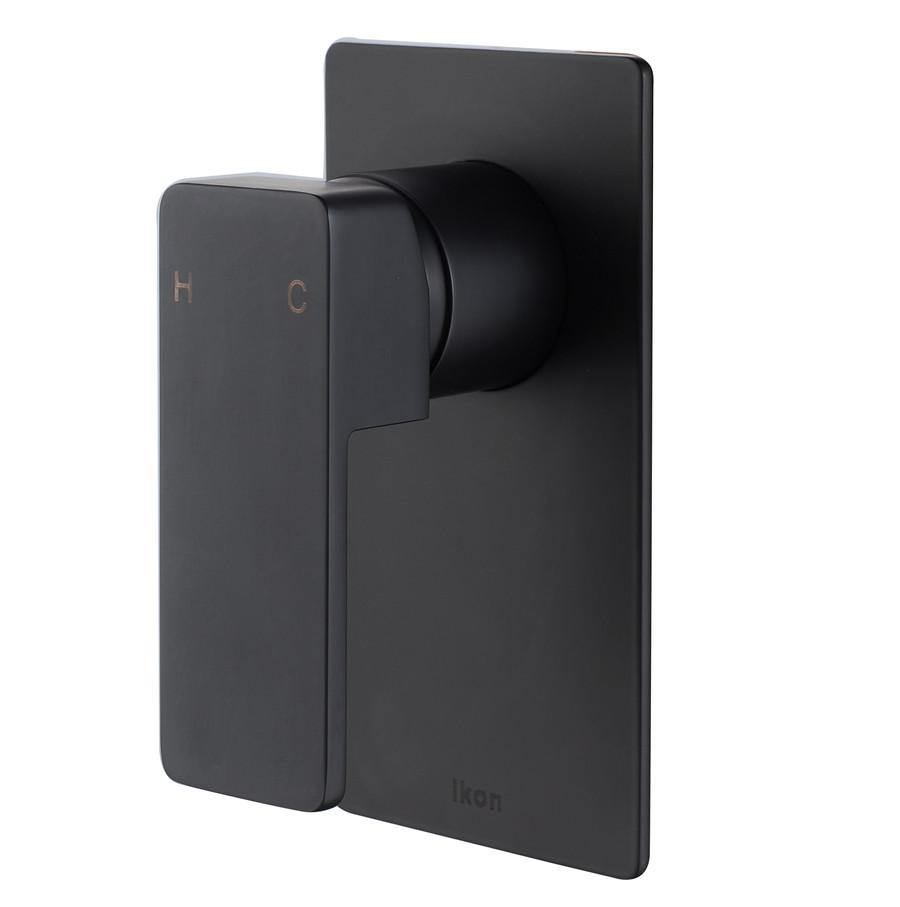 IKON CERAM WALL MIXER 140MM MATTE BLACK