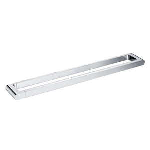 IKON KARA SINGLE NON-HEATED TOWEL RAIL CHROME 600MM AND 800MM