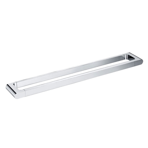 IKON KARA SINGLE NON-HEATED TOWEL RAIL CHROME 600MM AND 800MM