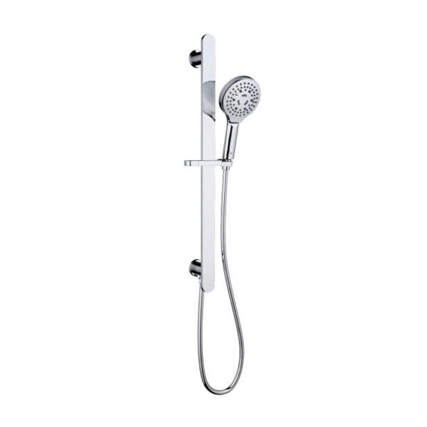 IKON KARA RAIL SHOWER WITH INTEGRATED WATER INLET CHROME