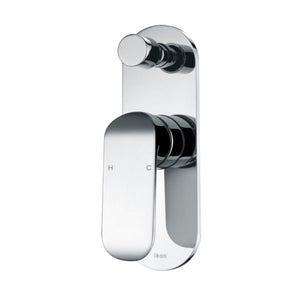 IKON KARA WALL MIXER WITH DIVERTER 194MM CHROME
