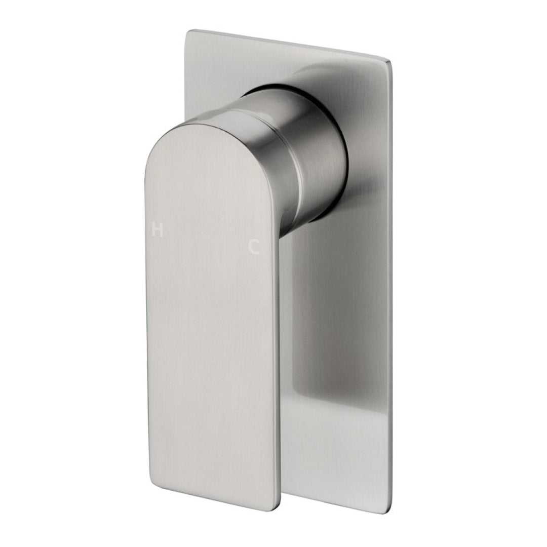 IKON RUKI BRUSHED NICKEL WALL MIXER