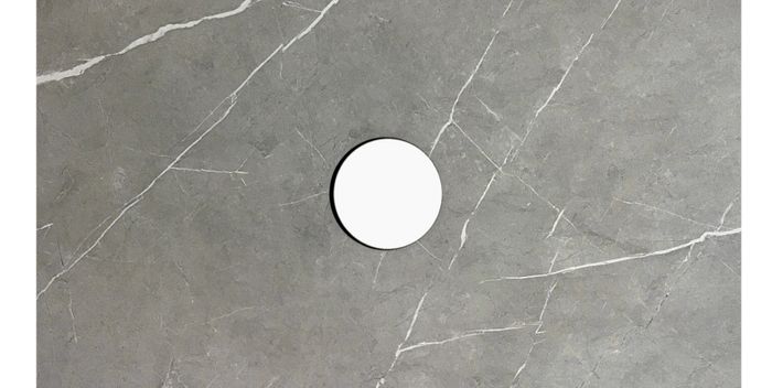 INSPIRE AMANI GREY 600MM, 750MM AND 1200MM ABOVE COUNTER  SINGLE VANITY ROCK PLATE TOP