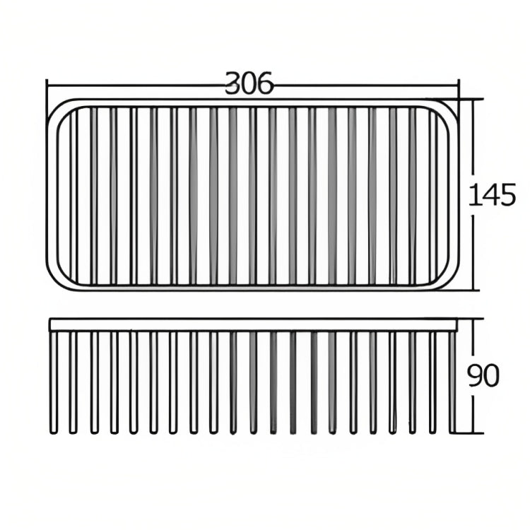 INSPIRE BASKET SQ 306MM X 145MM X 90MM