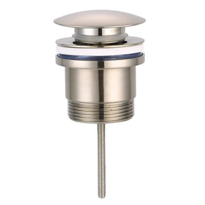INSPIRE POP-UP MUSHROOM BRUSHED NICKEL 32MM