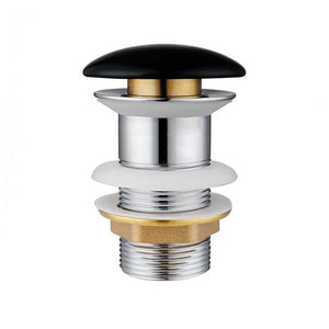 INSPIRE POP-UP WASTE WITHOUT OVERFLOW CHROME CERAMIC BLACK 32MM
