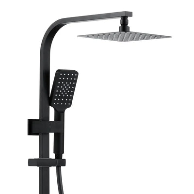 INSPIRE TARAN SHOWER DUAL HOSE SQ BLACK