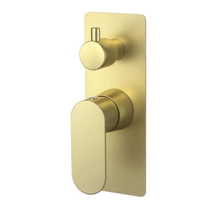 INSPIRE VETTO DIVERTER MIXER BRUSHED GOLD