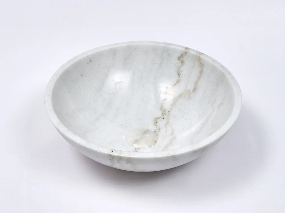 INFINITY ART BASIN NATURE STONE ROUND MARBLE 420MM