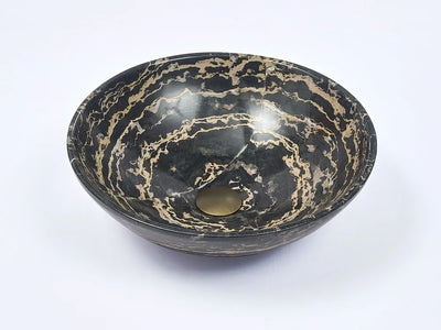 INFINITY ART BASIN NATURE STONE ROUND MARBLE 420MM