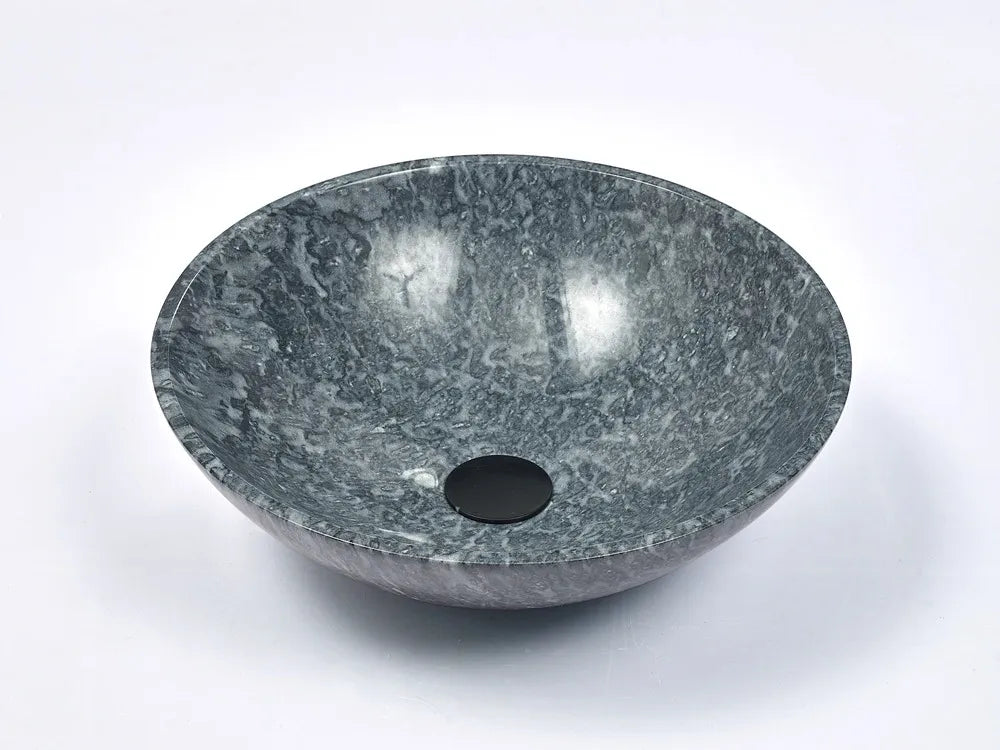 INFINITY ART BASIN NATURE STONE  ROUND MARBLE 420MM