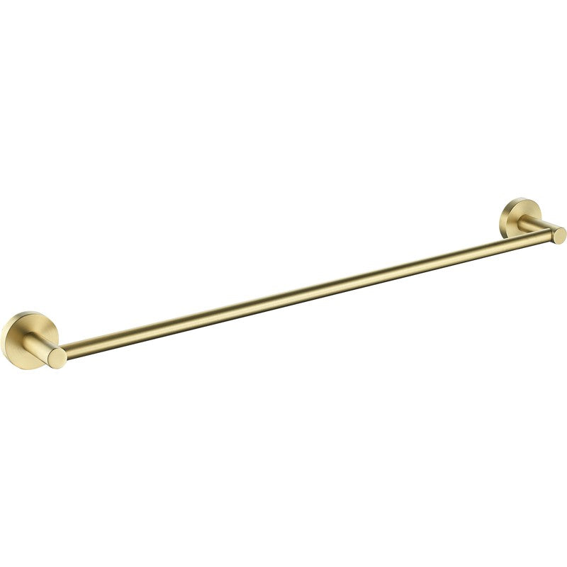 IKON OTUS SINGLE NON-HEATED TOWEL RAIL BRUSHED GOLD 600MM AND 750MM