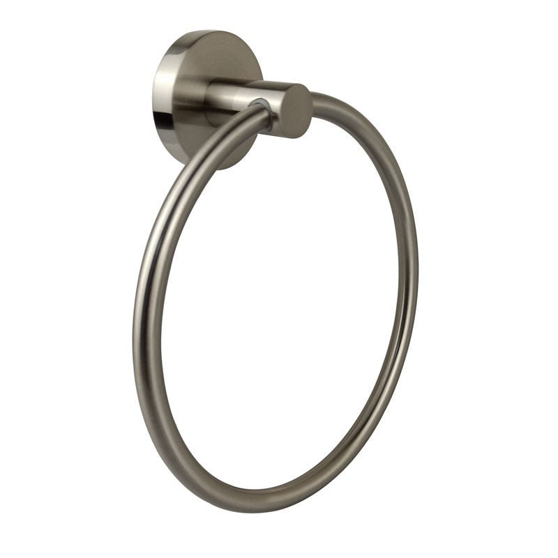 IKON OTUS TOWEL RING BRUSHED NICKEL 170MM