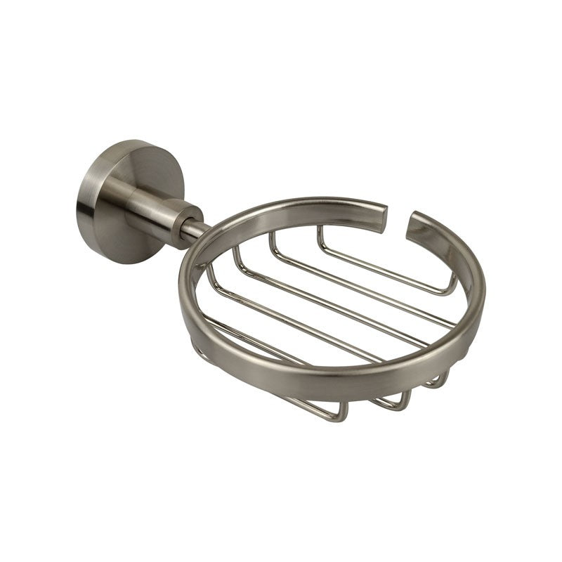 IKON OTUS WIRE SOAP BASKET BRUSHED NICKEL 112MM