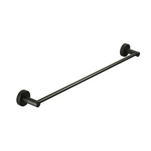 IKON OTUS SINGLE TOWEL RAIL GUN METAL 600MM AND 750MM